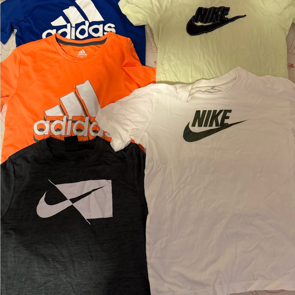 Adidas and Nike Kids Shirts - Multi-Color Pack